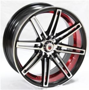 Juego de aros marca VARELOX Wheels  modelo Z536  b1(1)/r+b4 - 14"x6.0" - 4x100 (8h)