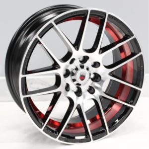 Juego de aros VARELOX Wheels  modelo Z550  b1<1>/rd+b4 - 15"x7.0" - 4x100 (8h)