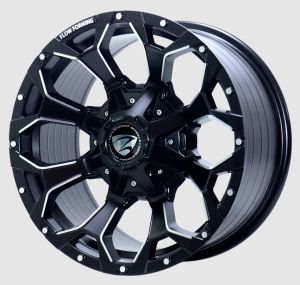 Juego de aros ZH Wheels  modelo ZH-601  matt mbf - 20"x9.0" - 6x139.7 (12h)