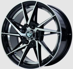 Juego de aros ZH Wheels  modelo ZH-5840 bmf uc - 17"x8.0" - 4x100 (8h)