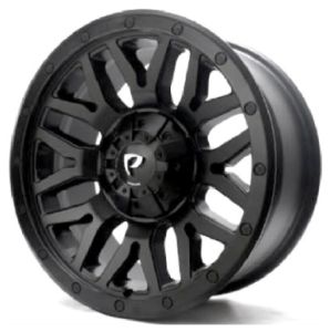 Juego de aros ZH Wheels  modelo BK5369  matt black - 17"x8.0" - 5x127 (10h)