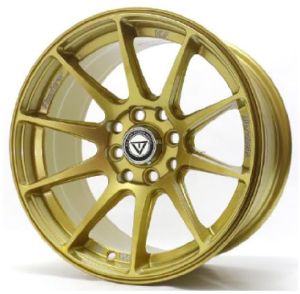 Juegos de aros ZH Wheels  modelo VLF-C05 gold - 15"x8.0" - 4x100 (8h)