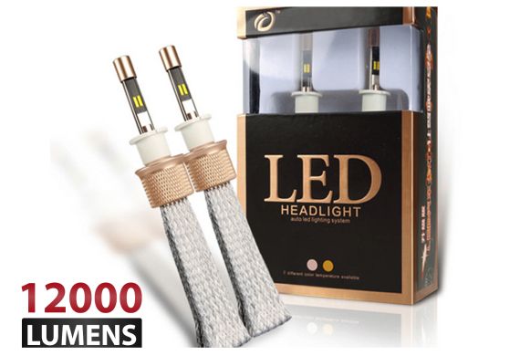 Luces DUAL LED marca OZ TUNING codigos H7 - H11- 880 - 9005 (12000Lm) (Blanco - Amarillo)