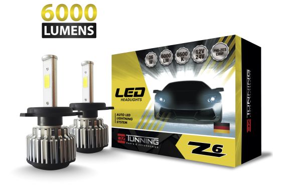 Lucesz Led ZEO 007 marca OZ TUNING codigo H4 (6000Lm) 